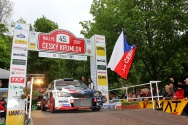 Rallye Český Krumlov: Jan Černý a jeho fanoušci